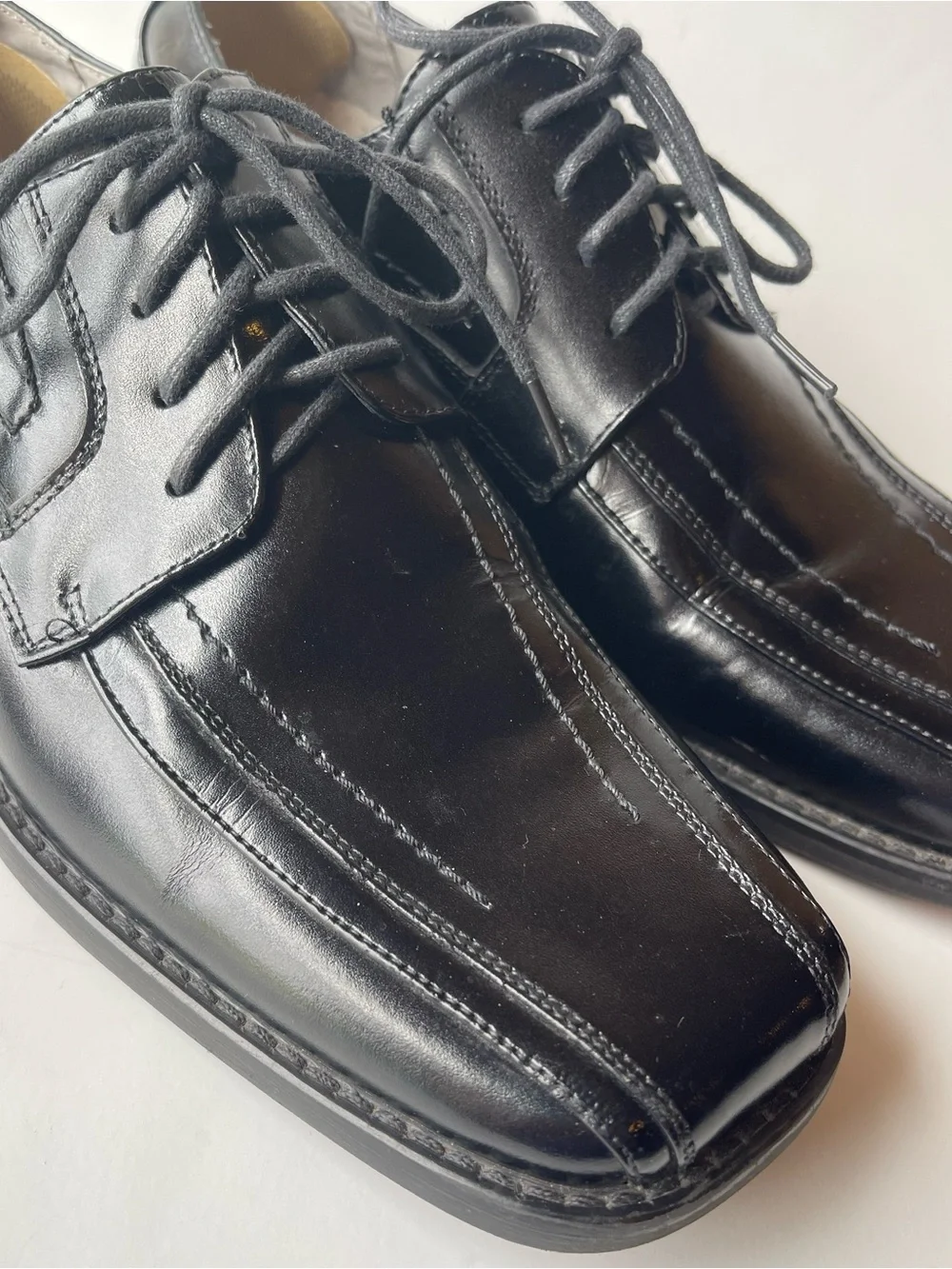 Stacy Adams Corrado Black Leather Men's Dress Shoes- 7M